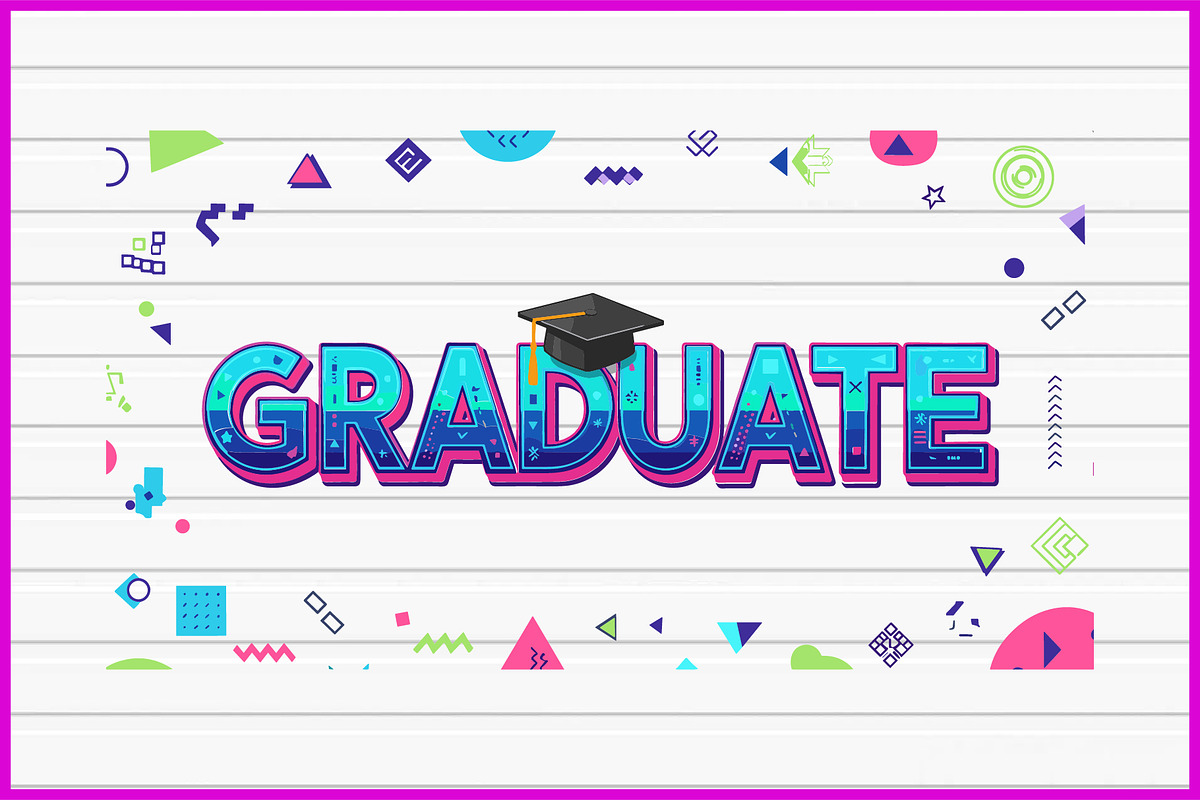 10 Graduation Word Art SVG Bundle, an Education Illustration by Artivon
