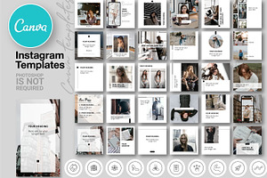 White CANVA Instagram Template N54