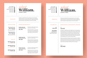 Minimal Resume Template, a Resume Template by ContestDesign (Thumbnail 1 of 4)