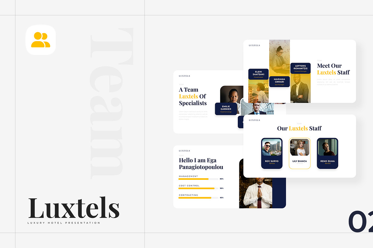 Luxtels – Hotel Google Slides, a Presentation Template by Ermedia Studio (Photo 3 of 8)