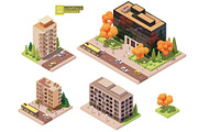 Isometric city map elements, an Object Graphic by tele52 (Thumbnail 25 of 72)