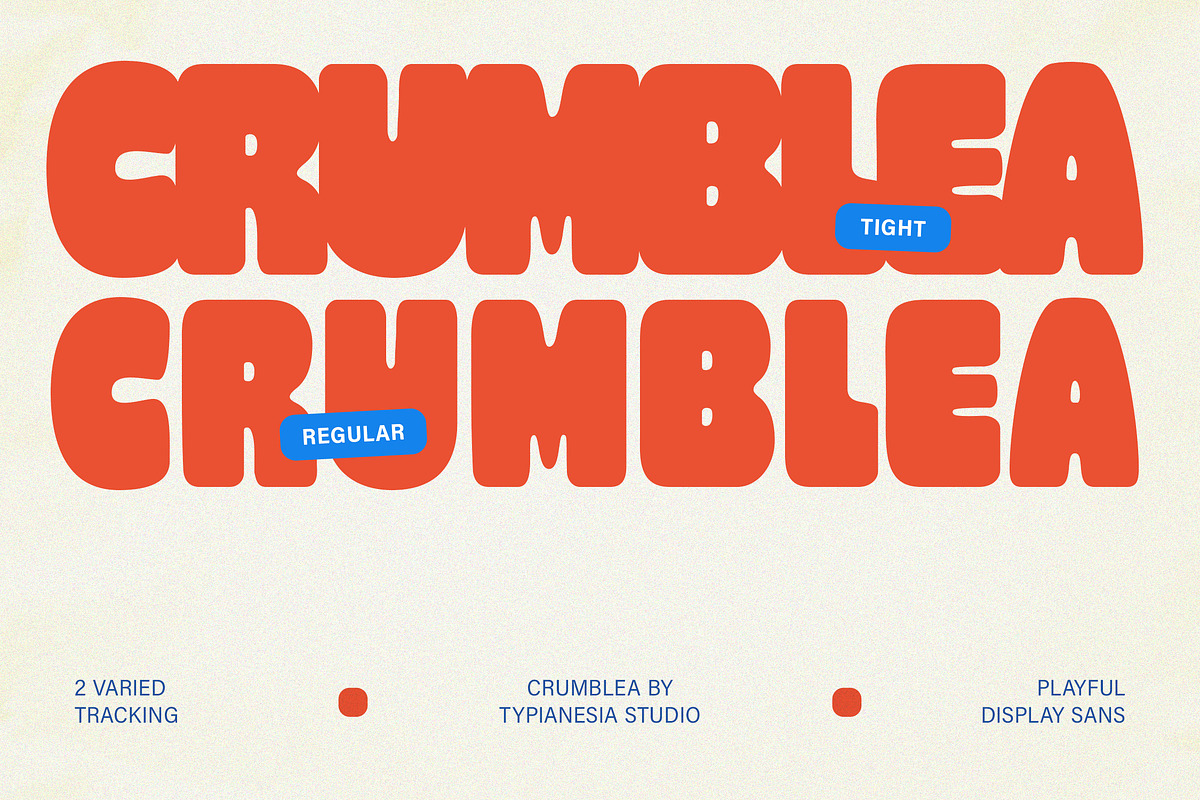 Crumblea - Modern Rounded Bold Sans, a Sans Serif Font by Typia Nesia (Photo 1 of 14)