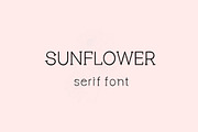Sunflower - serif font, a Serif Font by Sk designs (Thumbnail 1 of 8)