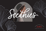 Scedhies - Script, a Script Font by Lemon Studio Type (Thumbnail 1 of 9)