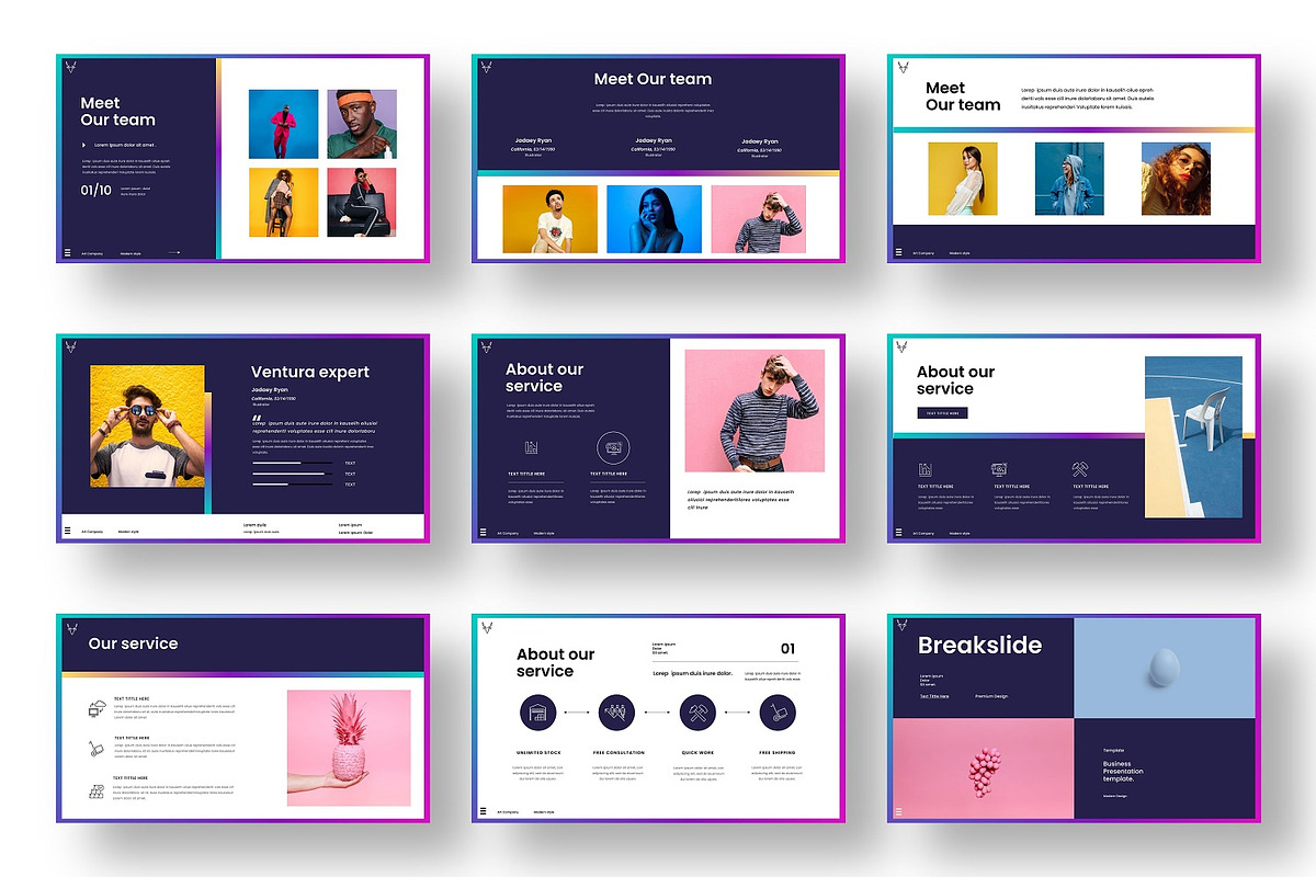 Venture – Business Keynote Template, a Presentation Template by Dens Creative Studio (Photo 3 of 6)