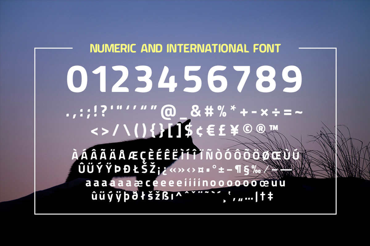 American Fox Font preview 4