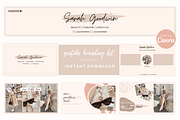 Beige Canva Youtube Branding Kit, a Social Media Template by Studio Eburnean (Thumbnail 1 of 5)