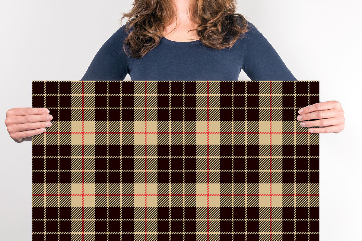 Vector Lumberjack Tartan Patterns, a Pattern Graphic by SubwayParty (Photo 5 of 5)