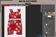Baby Girl Ruffle Romper Mockup, a Shirt Mockup by Nora Gad (Thumbnail 5 of 21)