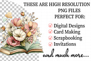 Whimsical Spring Book Clipart, an Illustration by Daily.Designs (Thumbnail 2 of 5)