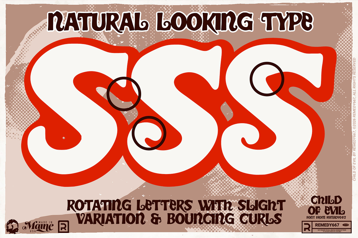 Child of Evil - Modern Horror Font, a Blackletter Font by Remedy667 (Photo 4 of 6)