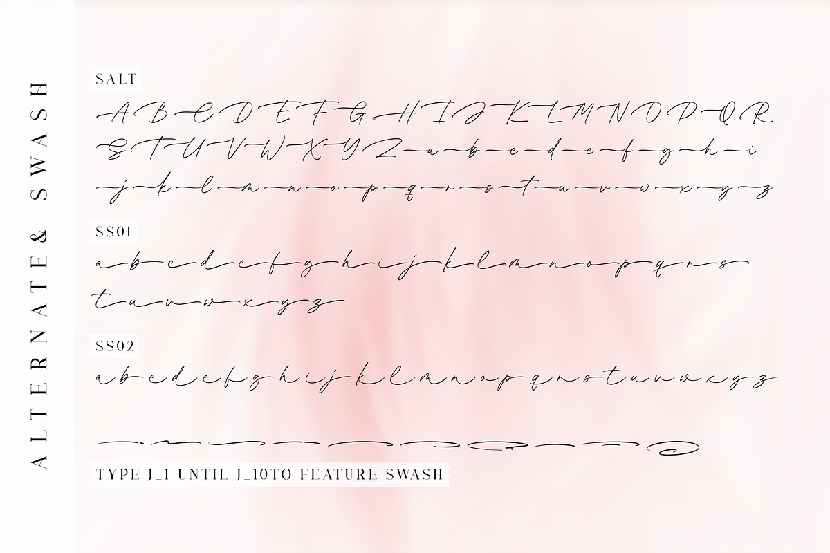 Candara Beauty - A Stylish Font Duo, a Script Font by Ainun Jinan (Photo 12 of 13)