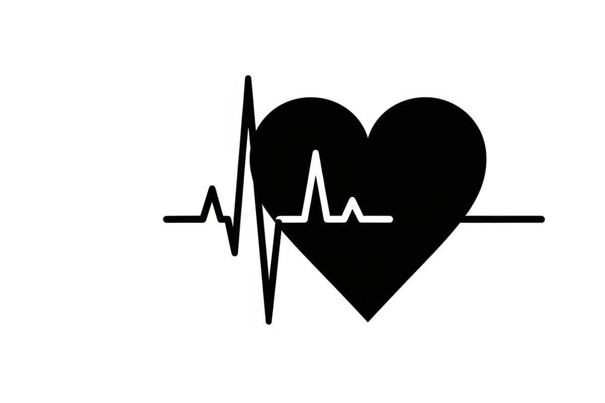 Modern heartbeat symbol icon vector, an Illustration by Amazin_art (Photo 3 of 20)