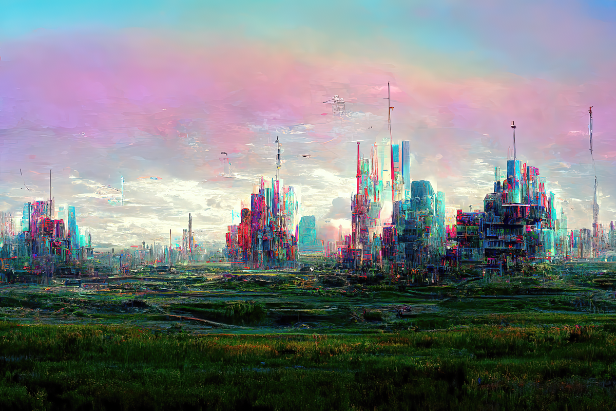 Glitch City Landscapes, an Illustration by OneOrEight (Photo 14 of 20)