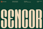 Condensed Round Font - Sencor, a Sans Serif Font by Font Liner (Thumbnail 1 of 10)
