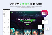 Aine – AI Business Technology Theme, a WordPress Template by Opal Wordpress Theme (Thumbnail 2 of 7)