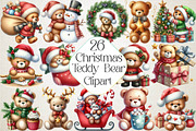 Christmas Teddy Bear Sublimation Bun, an Illustration by DreamPrint404 (Thumbnail 1 of 5)