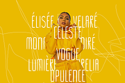 Runreti Stylish Condensed Typeface, a Sans Serif Font by mesuka (Thumbnail 4 of 5)