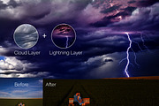 21 Lightning Photoshop Overlays preview 3