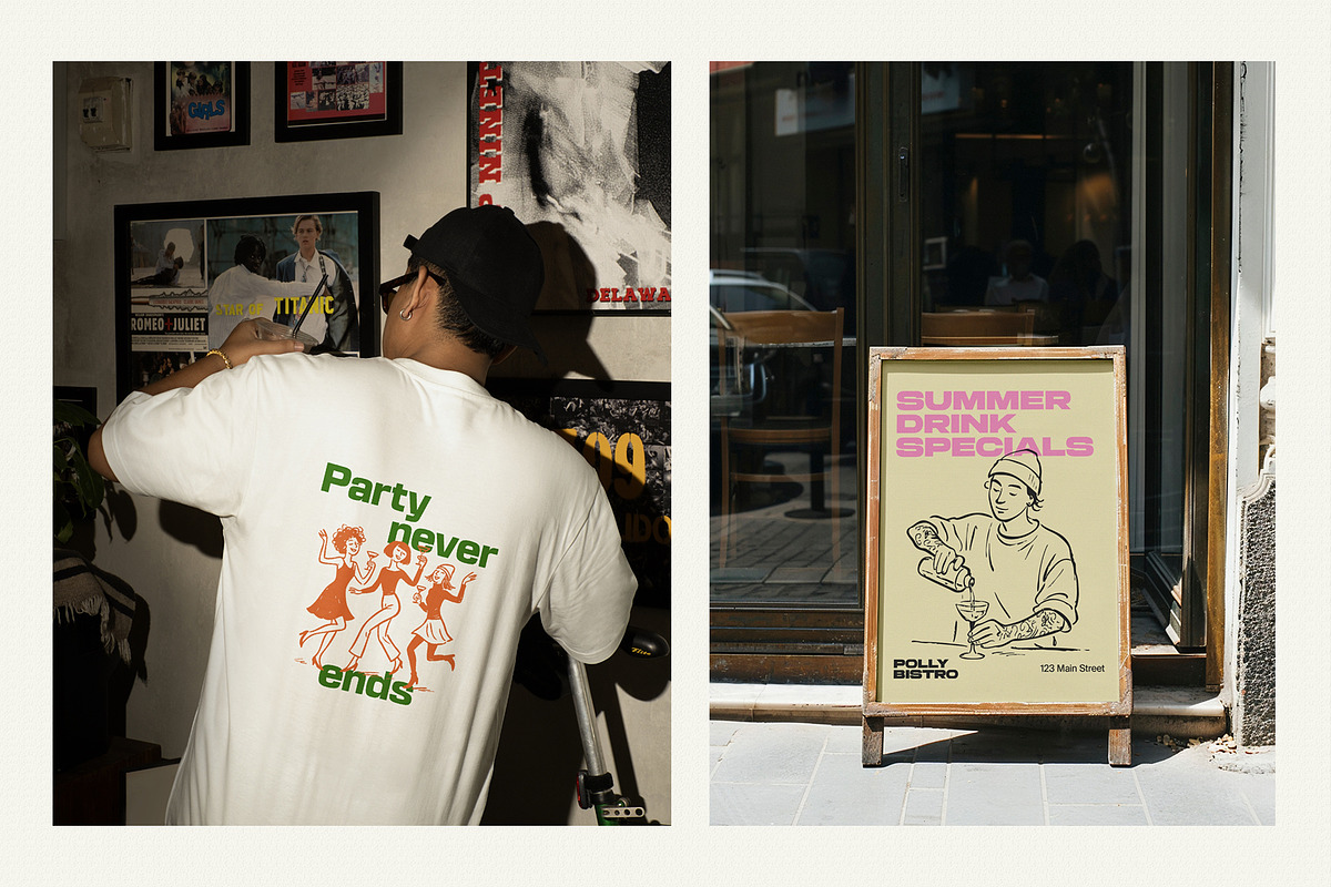 Whimsical bar clipart, an Object Illustration by divanovskaya_nv (Photo 7 of 13)