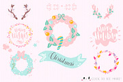 Christmas is Pink! Holiday Toolkit, an Animal Illustration by Paperly Studio (Thumbnail 4 of 7)