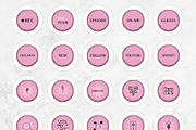 Instagram Story Highlight Icons, a Social Media Template by VeliusCreativeStudio (Thumbnail 4 of 5)