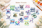 UglyCute Anti-Hustle Sublimation PNG, an Illustration by Artnoy (Thumbnail 7 of 8)