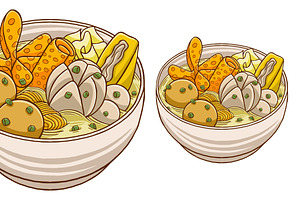 Meatball from Malang, Indonesia, a Food Illustration by MEDZ