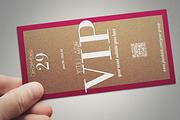 MINIMAL VIP PASS card, a Card Template by Tzochko (Thumbnail 4 of 5)
