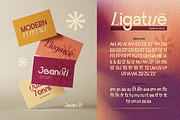 Jeanoti, a Sans Serif Font by Burntilldead (Thumbnail 5 of 12)
