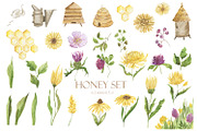 Honey watercolor set, a Food Illustration by Love Watercolor Store (Thumbnail 7 of 10)