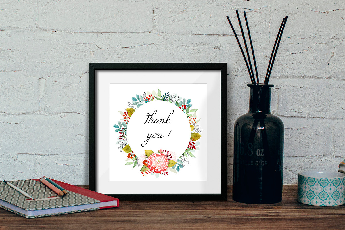 Fresh buttercups frames and patterns, a Decorative Illustration by marie dricot (Photo 12 of 12)