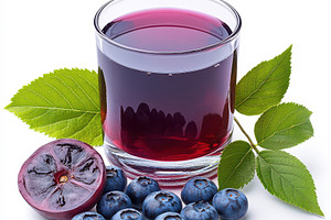 Refreshing Blueberry Juice Glass Blu, a Food & Drink Photo by Pixeness Studio