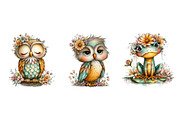 Whimsical Animals Clipart, a Seasonal Illustration by Daily.Designs (Thumbnail 4 of 4)