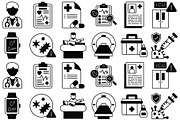 Healthcare and Medical Vector Icons, a Solid Icon by Vector Portal (Thumbnail 4 of 5)