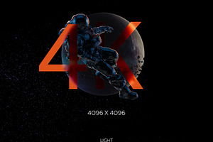 3D Mockup Space Astronaut 21