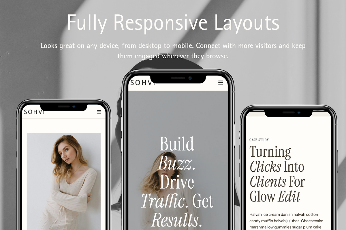 Minimal Portfolio Website Template preview 8