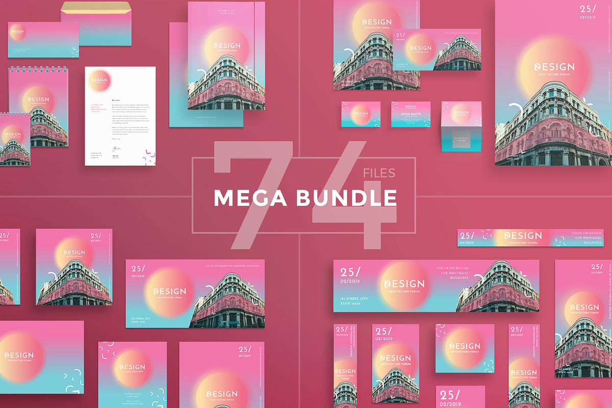 Mega Bundle | Architecture Forum, a Poster Template by Amber Graphics (Photo 1 of 21)