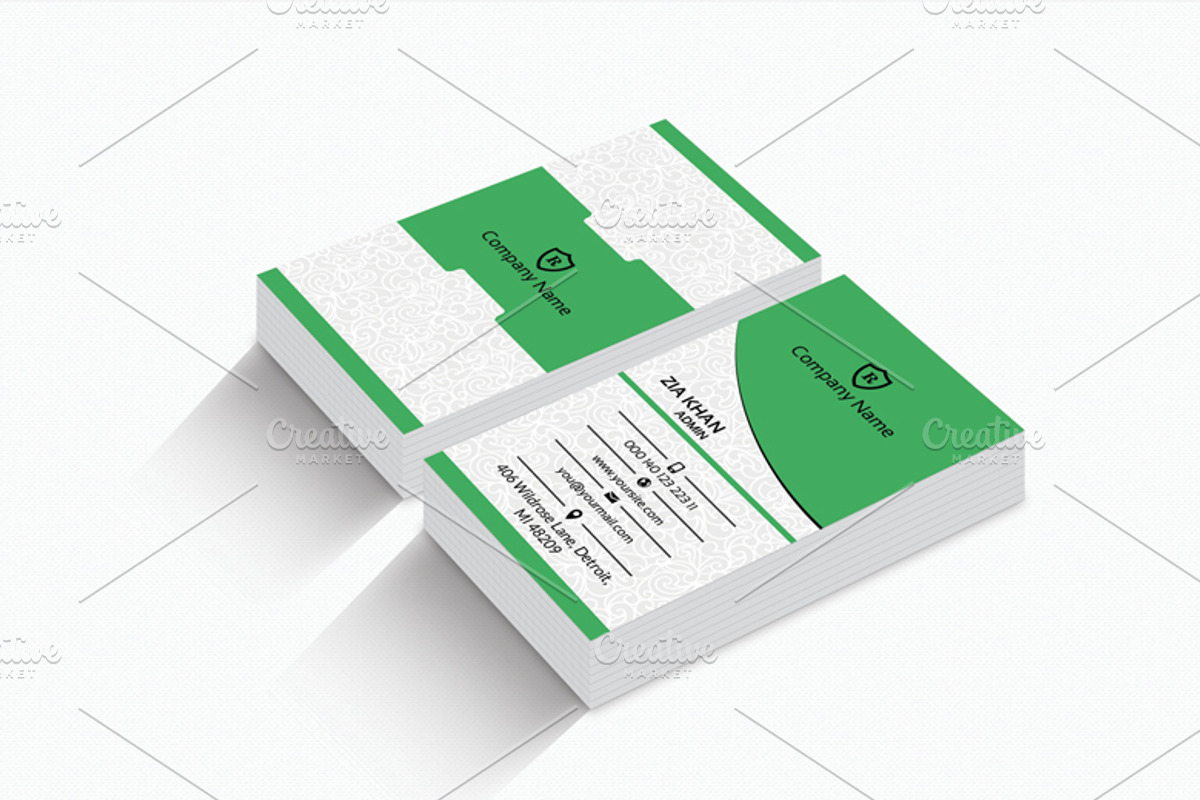 Modren Stylish Business Card, a Business Card Template by Zia Grfx (Photo 5 of 5)