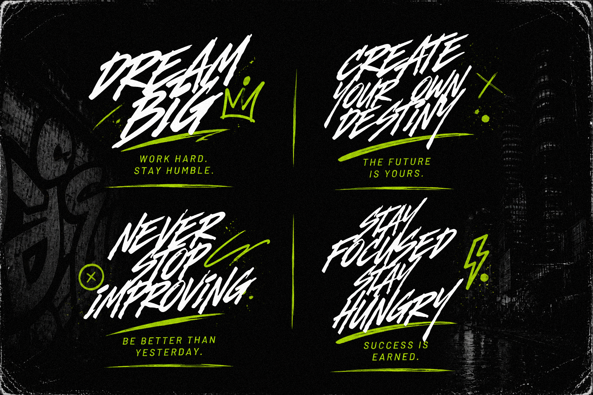 Hyper Squad - Freestyle Brush Font, a Handwritten Font by figuree studio (Photo 2 of 11)