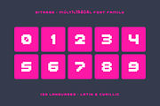 Bitrage Cyrillic Pixel Typeface, a Sans Serif Font by alpercakici (Thumbnail 17 of 17)