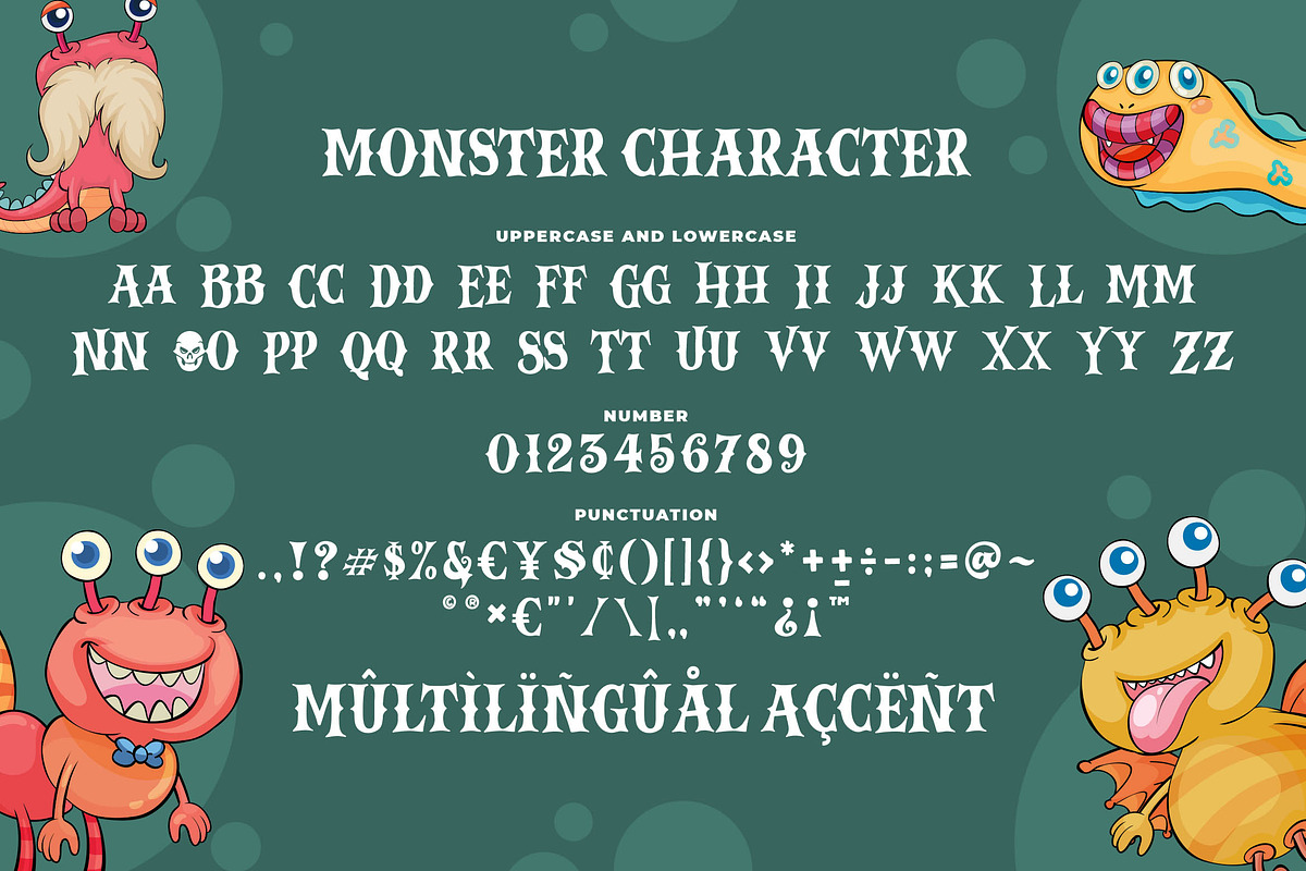 Monster Grave a Playful Serif Font, a Serif Font by Blankids Studio (Photo 5 of 6)