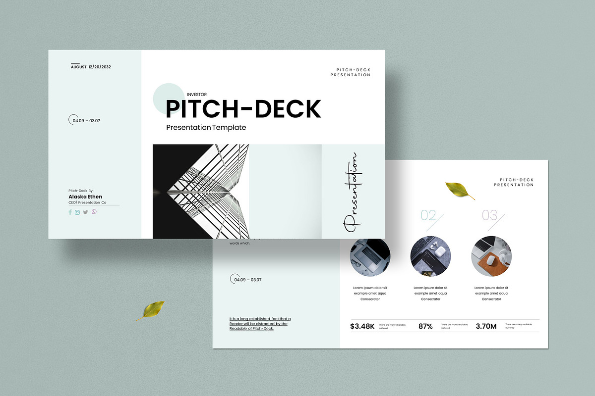 Pitch-Deck Presentation Template preview 5