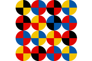 Bauhaus Style Geometric Seamless