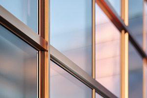 Building with glass and metal design, a Photo by Beautiful things