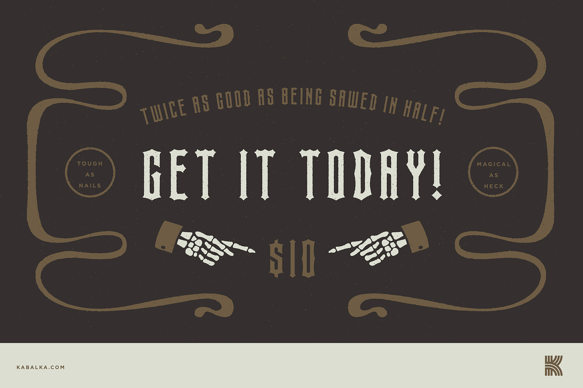 Ehrich Display Typeface preview 5