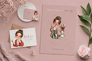 Christmas Teacher Characters, a Seasonal Illustration by CreationArt (Thumbnail 3 of 9)