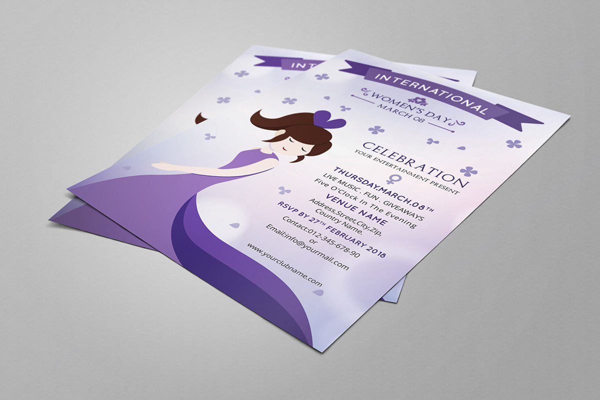 Women's Day Flyer, a Flyer Template by Rimana_Templatehive (Photo 7 of 7)