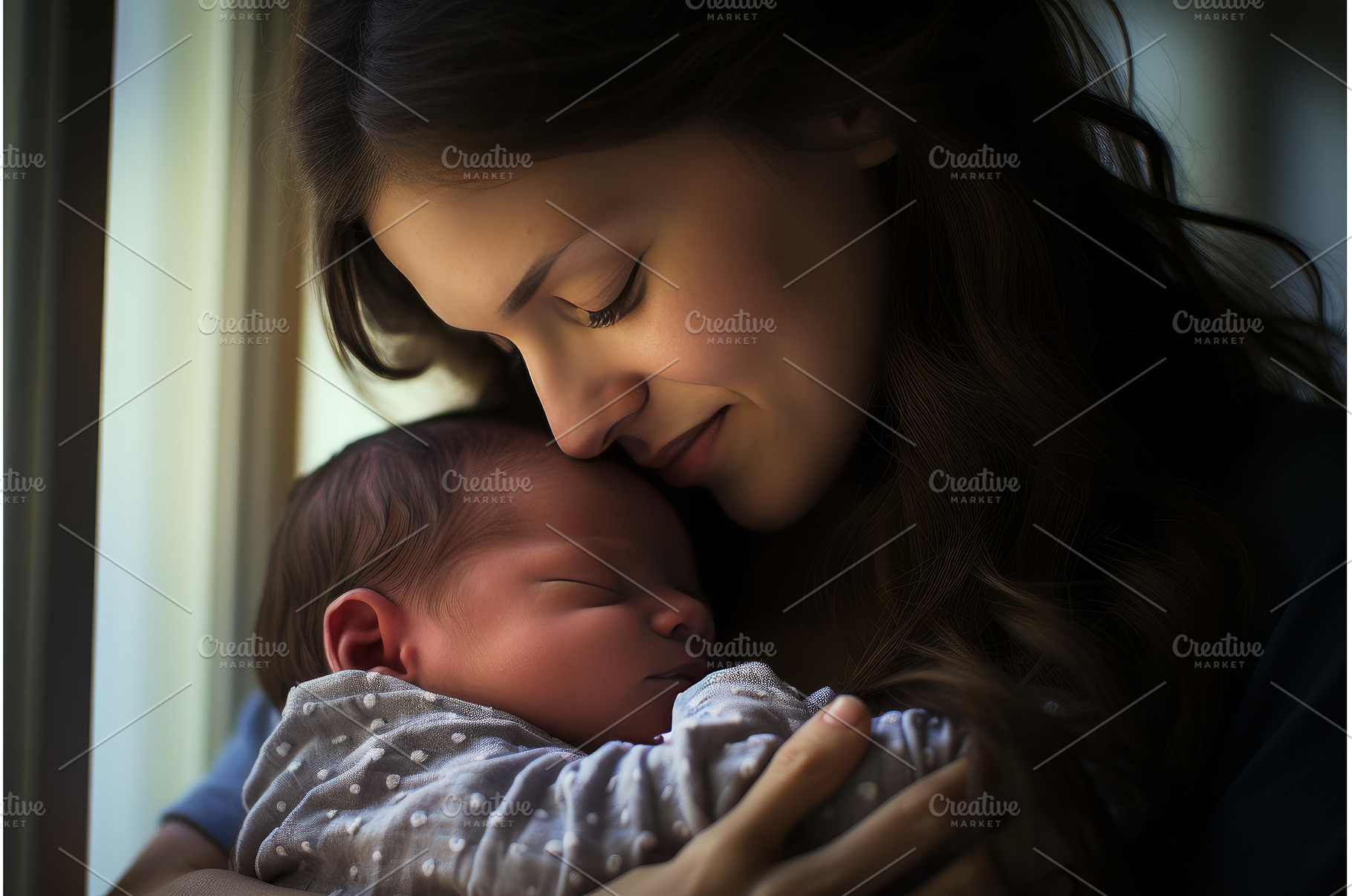Mother newborn baby birth. Generate, a Person Photo by Ylivdesign