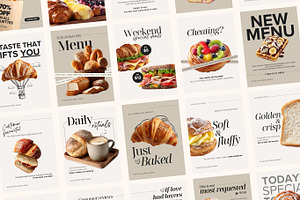 Minimalist Bakery Instagram Template, a Templates & Theme by Pawprints Canvas Co.